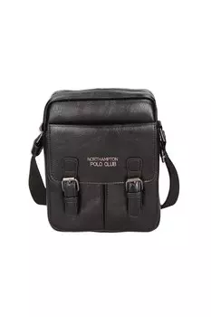 Сумка 24581 из экокожи с логотипом Northampton Polo Club, черный