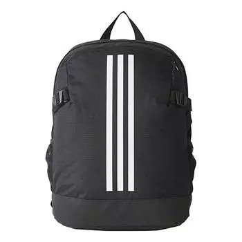 Сумка 3-stripes power backpack medium 'black white' Adidas, черный