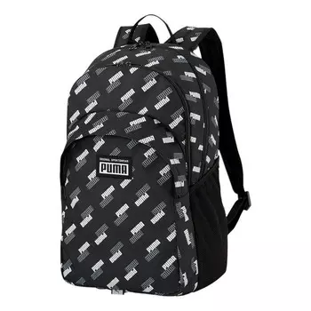 Сумка academy backpack 'black white' Puma, черный