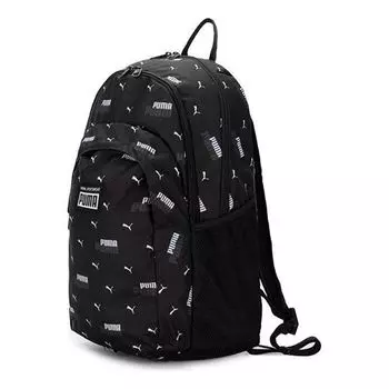 Сумка academy backpack 'black white' Puma, черный