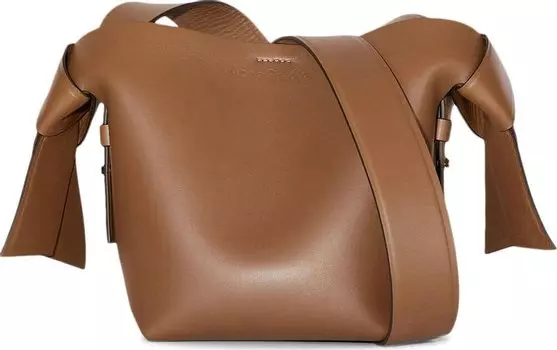 Сумка Acne Studios Musubi Mini Shoulder Bag Camel Brown, коричневый