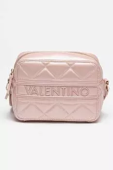 Сумка Ada из экокожи с тисненым логотипом Valentino Bags, розовый