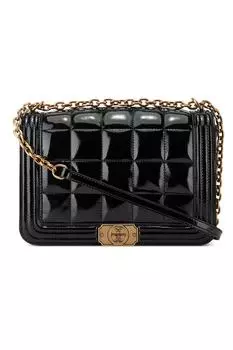 Сумка Ade из лакированной кожи Nine West, черный