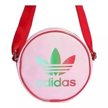 Сумка adicolor 70s mini airliner round bag 'pink red' Adidas, розовый