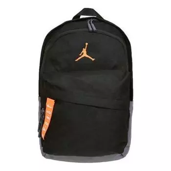 Сумка air patrol backpack 'black orange' Air Jordan, черный