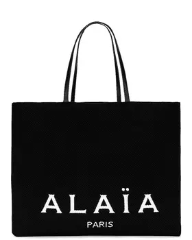 Сумка Alaa Big Tote, нуар