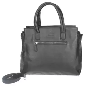 Сумка Alessandro с ручкой и средней панелью на молнии, черный