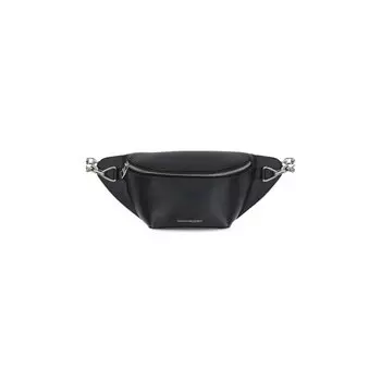 Сумка Alexander McQueen Biker Bumbag, черный