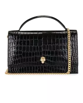 Сумка Alexander Mcqueen Medium Skull, черный