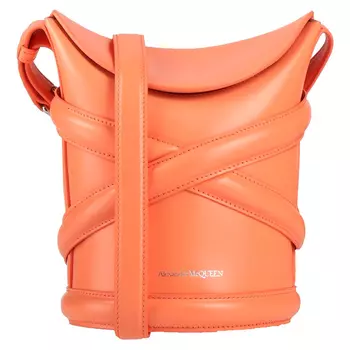 Сумка Alexander Mcqueen, розовато-оранжевый