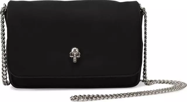 Сумка Alexander McQueen Small Skull Bag Black, черный