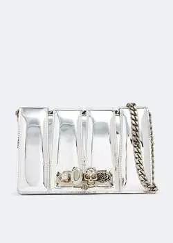 Сумка ALEXANDER MCQUEEN The Slash shoulder bag, серебряный