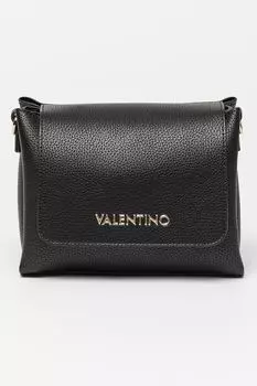 Сумка Alexia из экокожи с ремешком с логотипом Valentino Bags, черный