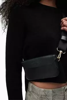 Сумка Allsaints Zoe с длинным ремнем All Saints, черный