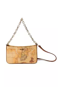 Сумка Alviero Martini Prima Classe с декоративной цепочкой, бежевый