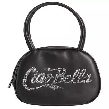 Сумка Amina Muaddi, черный/серебристый