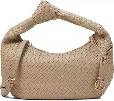 Сумка Anne Klein Anne Klein Mini Woven Hobo-Shoulderbag, цвет Stone/Stone