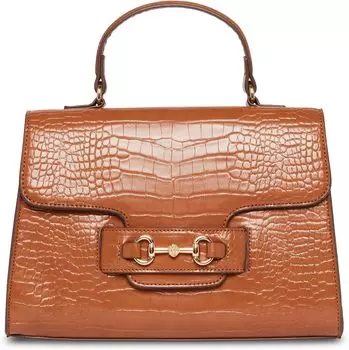 Сумка Anne Klein Convertible Horsebit Top-Handle Satchel, цвет Chestnut