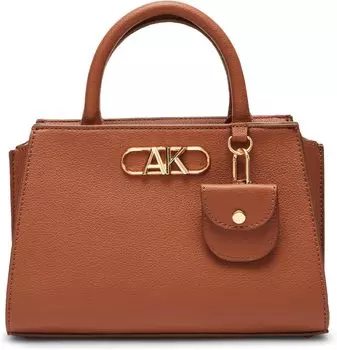 Сумка Anne Klein Convertible Mini Satchel with Bevel Logo, цвет Chestnut