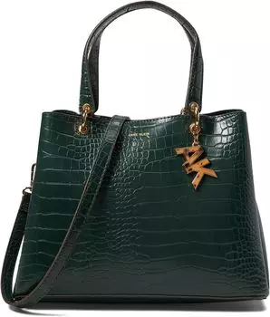 Сумка Anne Klein Convertible Triple Compartment Satchel, цвет Evergreen