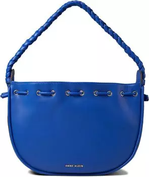 Сумка Anne Klein Hobo w/ Braided Strap, цвет Lazuli Blue