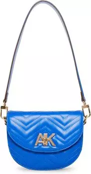 Сумка Anne Klein Mini Convertible Quilted Shoulder Bag with Turnlock, цвет Galactic Cobalt