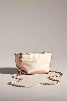 Сумка Anthropologie Gisela блестящая, золотой