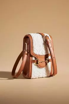 Сумка Anthropologie Sherpa Cell, бежевый