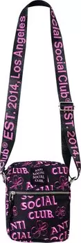 Сумка Anti Social Social Club Coral Crush Side Bag Black, черный