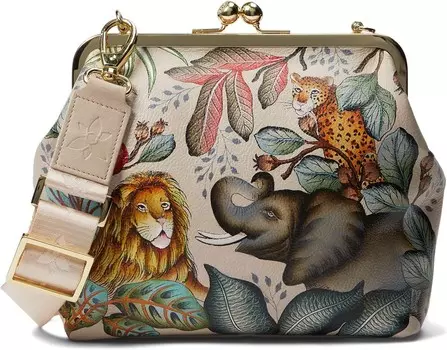 Сумка Anuschka Medium Frame Satchel - 700, цвет African Adventure