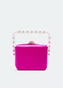 Сумка Aquazzura Noodle Box, розовый