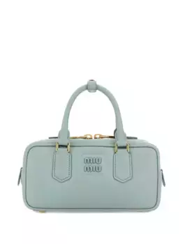 Сумка Arcadie из кожи с верхней ручкой MIU MIU, синий