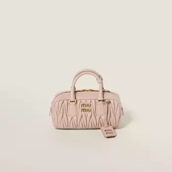 Сумка Arcadie из стеганой кожи наппа Miu Miu, розовый