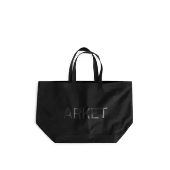 Сумка Arket холщовая, черный