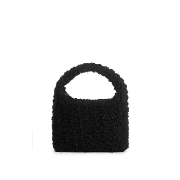 Сумка Arket плиссированная, черный