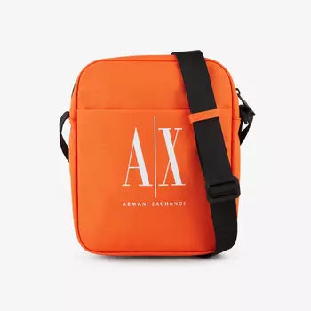 Сумка Armani Exchange Icon Logo Fabric, оранжевый