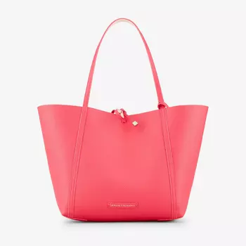 Сумка Armani Exchange Reversibile Tote, фуксия