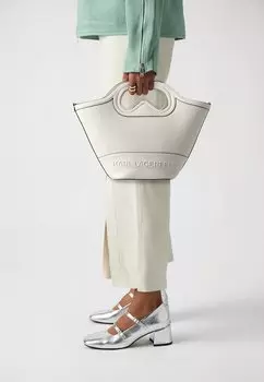 Сумка AVIATOR TULIP TOTE KARL LAGERFELD, светло-желтый