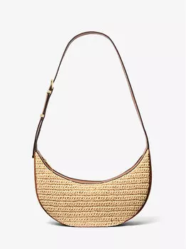 Сумка Avra среднего размера из кожи и ручного вязания крючком Michael Kors, мультиколор