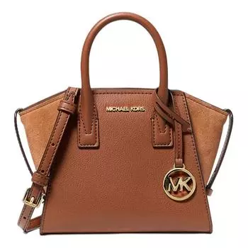 Сумка Avril Extra Small из кожи и замши MICHAEL KORS
