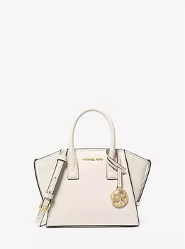 Сумка Avril очень маленького размера из кожи и замши Michael Kors, бежевый