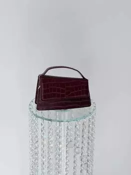 Сумка Azro с ручкой шоколадного цвета Billini, шоколад