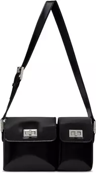 Сумка Baby Billy из полулакированной кожи BY FAR