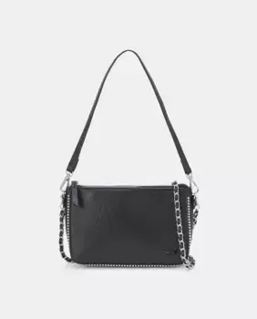 Сумка-багет с шариками Green Coast, черный