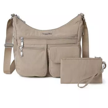 Сумка Baggallini Everywhere, бежевый