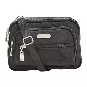 Сумка Baggallini Triple Zip, черный