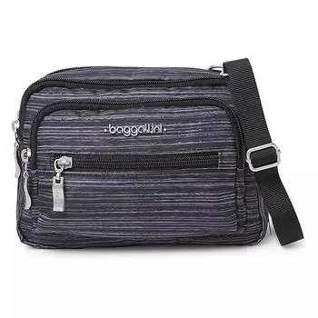 Сумка Baggallini Triple Zip, серый
