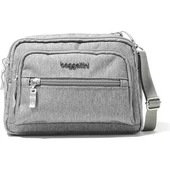 Сумка Baggallini Triple Zip, серый