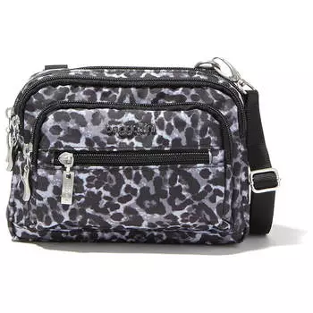 Сумка Baggallini Triple Zip, серый
