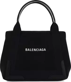 Сумка Balenciaga Canvas Tote Bag Black, черный